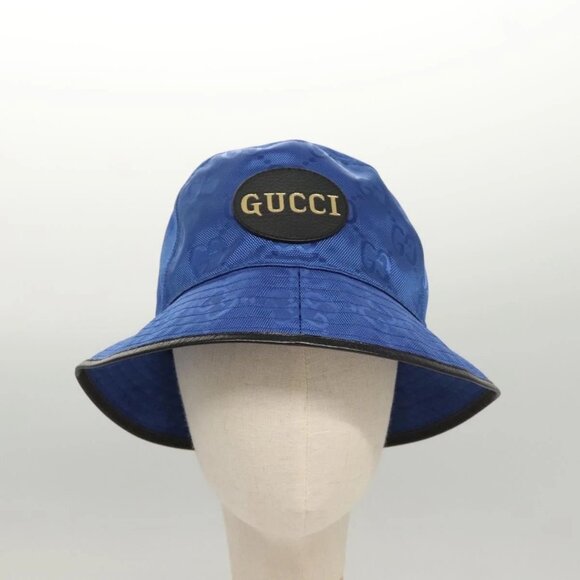 GUCCI GG Canvas Off The Grid Bucket Hat M Blue - Picture 2 of 16